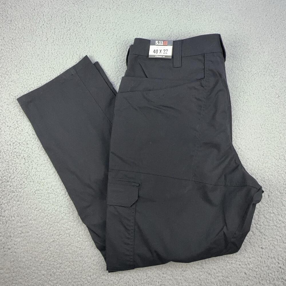 5.11 Cargo Pants Mens 40x32 Black Stretch Tactical Workwear Flex Pockets
